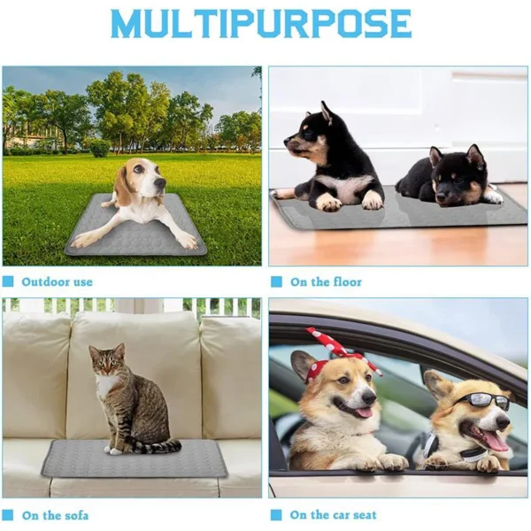 Dog Mat Cooling Summer Pad Breathable Pet Bed Mat For Small Large Dogs Cats Blanket Sofa Washable Pet Floor Mat Dog Accessories - Image 5