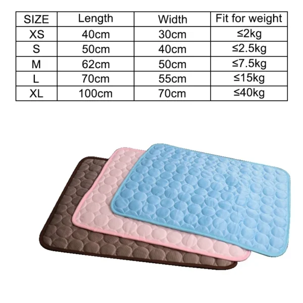 Dog Mat Cooling Summer Pad Breathable Pet Bed Mat For Small Large Dogs Cats Blanket Sofa Washable Pet Floor Mat Dog Accessories - Image 6