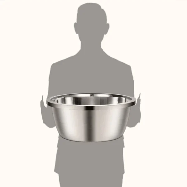 448B Stainless Steel Large Dog Bowl High Capacity Stable Metal Water Bowls - Image 2